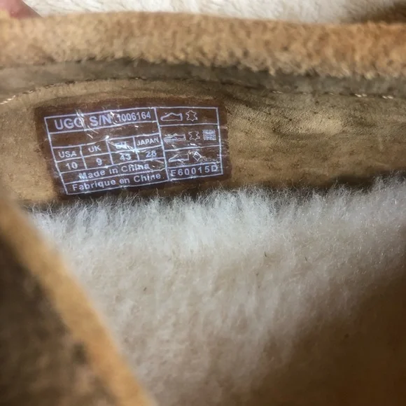 UGG Australia ‘Boylan’ Tassel Loafer Slippers Chestnut Suede Mens 10M - Picture 2 of 7